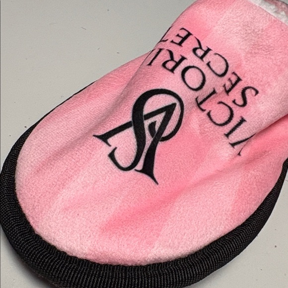 Victoria's Secret Pink and Black Slippers - Picture 2 of 5